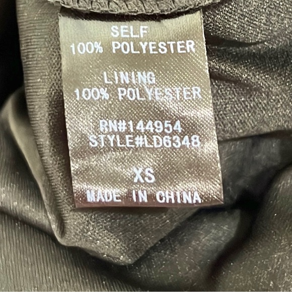 Fashion Nova Black Beaded Mini Dress - Picture 9 of 10